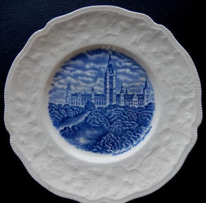 Early 1900's Canada Parliament Buildings Ottawa Johnson Brothers Collector Plate - Imagen 1 de 3