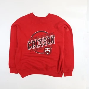 Sudadera de Colección Harvard Carmesí Cuello Redondo Talla Grande NCAA - Imagen 1 de 11