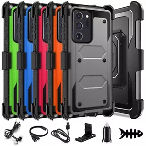 Funda híbrida con clip para cinturón accesorio para Samsung Galaxy Note20 Ultra 5G - Imagen 1 de 97