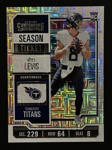 WILL LEVIS 2023 MOJO CONTENDERS SEASON TICKET ROOKIE HOBBY RC - Picture 1 of 2