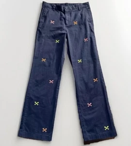 Vineyard Vines Boy’s Blue Chino Pants Size 18 (29x28) Fishbones RN 134578 - Picture 1 of 12
