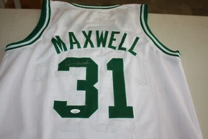 BOSTON CELTICS CEDRIC MAXWELL #31 SIGNED AUTOGRAPHED CUSTOM WHITE JERSEY JSA MVP - Picture 1 of 3