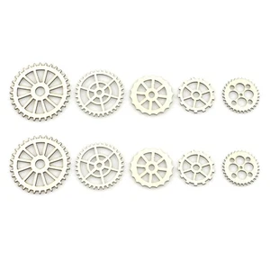  Mini piezas creativas de madera talladas creativas ahuecadas 100 piezas - Imagen 1 de 11