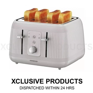 Kenwood TFP09.000CR Toaster 4 Slot - Oatmeal Cream - New - Picture 1 of 9