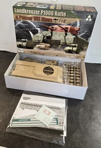 UNUSED TAKOM LANDKREUZER P1000 RATTE PANZER MAUS MODEL KIT 3001 * 1/35 SCALE - Picture 1 of 7
