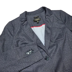 Talbots Aberdeen zierlicher blauer Blazer Jacke Damengröße 8 zierlich doppelter Knopf - Bild 1 von 11