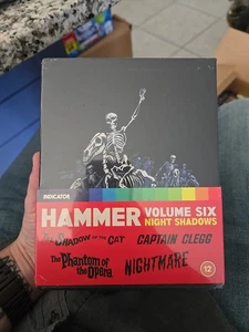 HAMMER VOLUME SIX 6 NIGHT SHADOWS (Blu-Ray, Non-USA Region B) Indicator OOP - Imagen 1 de 6