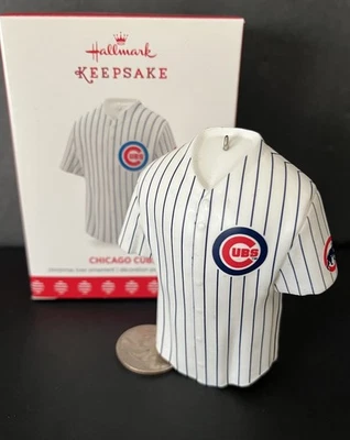 Chicago Cubs Jersey Ornament Hallmark New In Box “Mint”