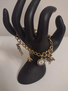 Vintage Crest Craft 1/20 10k Gold Fill/Silber United State Navy Bettelarmband 25,8g - Bild 1 von 11