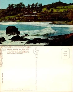 Beautiful Waikaloa Bay Hawaiian Postcard - Maui Hawaii Ocean Scene - Picture 1 of 1