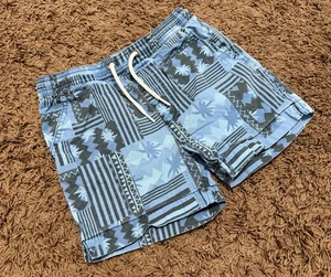 Quiksilver Jungen blau & schwarz Shorts Größe 7 Baumwolle Stretch Kordelzug Taschen  - Bild 1 von 13