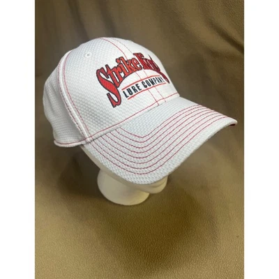 Gorra de béisbol Strike King Lure Co malla blanca/roja New Era 39Thirty grande/XL Foto 1 de 4