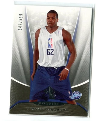 2006-07 UD SP Game Used Paul Millsap Rookie Card 642/999 Jazz - Image 1 of 2