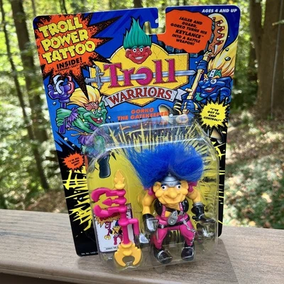 Figura de acción Tyco 1993 The Gatekeeper Gorko The Gatekeeper Troll Warriors de colección nueva Foto 1 de 4