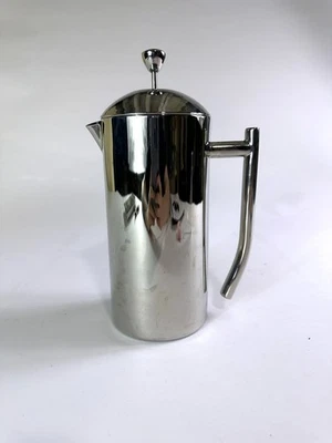 Prensa francesa de acero inoxidable con espejo con frieling Foto 1 de 4