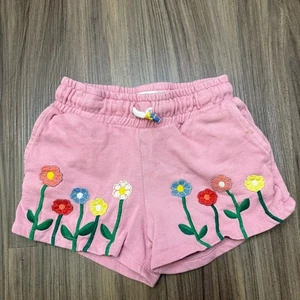 Mini Boden toddler size 4T Pink Floral Embroidered Shorts - Picture 1 of 7