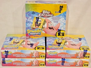 2025 Topps Cromo Bob Esponja 25 Aniversario Hobby Box - NUEVO, SELLADO DE FÁBRICA - Imagen 1 de 2