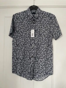 New Easy linen mix short sleeve shirt size S - Picture 1 of 5