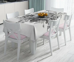 Mantel esencial para todos los días - Tela resistente a las manchas, mantel sin arrugas - Imagen 1 de 12