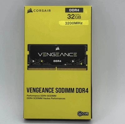Kit de memoria para portátil 64 GB (2x32 GB) Corsair Vengeance DDR4-3200 MHz CL 22 SODIMM