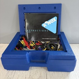 Complete 1800 piece K'NEX Giant Set 60020 (50) Instructions Plastic Blue Box 