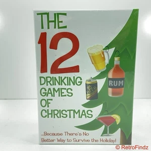The 12 Drinking Games of Christmas Adult Holiday Party Game - New/Sealed - Picture 1 of 7