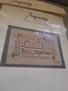 Vintage Kreuzstich Set Imaginating Marilyn Clark Hochzeit Neu in Verpackung - Bild 1 von 3