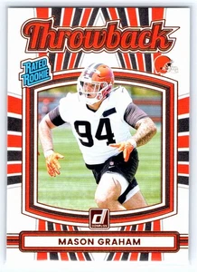 2025 Donruss #40 Mason Graham Rated Rookies Throwback Cleveland Browns RC - Bild 1 von 2
