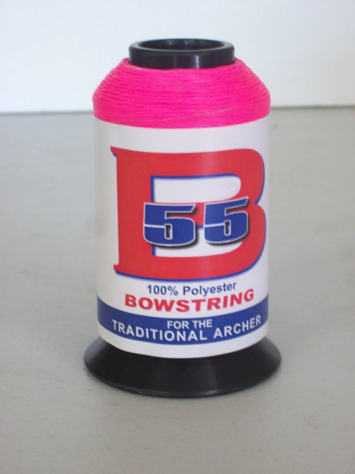BCY B55 Bowstring Material 1/4lb Flo Pink Dacron Traditional Crossbow Recurve - Image 1 of 1