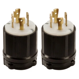 NEMA L17-30 Grounding Locking Plug, 30A 600V AC, 3 Pole 4 Wire, cUL Listed - Picture 1 of 1