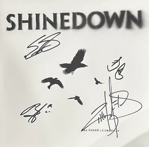 SHINEDOWN SIGNED ALBUM SHINEDOWN AUTOGRAPHED RECORD BRENT SMITH SIGNED RECORD +3 - Picture 1 of 11