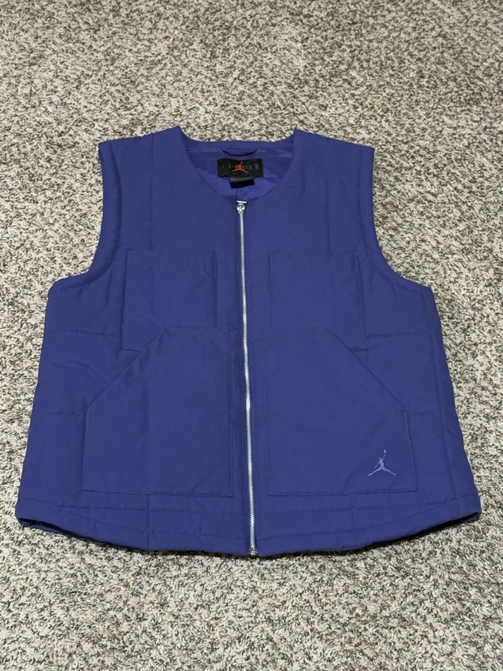 Nike Jumpman Jordan Loose Fit Gilet Vest Sky J Purple Women’s Large FB5192-502