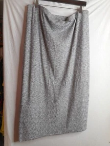 QVC GILI Got It Love It Womens Gray Knitted Pull On Skirt Elastic Waist Size 2X - Picture 1 of 6