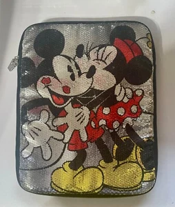 MINNIE & MICKEY Mouse- Disney Parks padded kindle/ iPad /fire case Bag - Picture 1 of 3