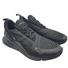 Nike Air Max 270 Mens Size 11 Triple Black Shoes Athletic Running Ah8050-005