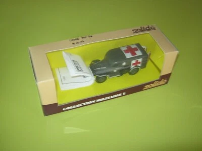 SOLIDO MILITAIRE DODGE WC 54 6043 + BOITE + NOTICE TTBE - Photo 1/4