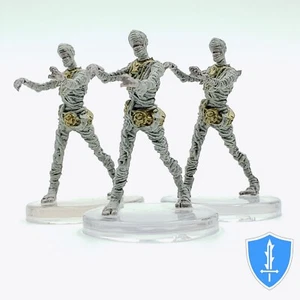 Mummy x3 - Sand & Stone #6 D&D Icons of the Realms Miniature - Picture 1 of 1