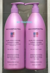(2-Pk) BIO KERATIN Botanica Argan Protein ALL CURL ENHANCING CONDITIONER 1000ml - Picture 1 of 3
