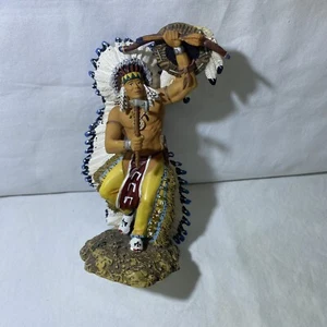 Great Feather Warrior From The Dance Of The Warrior by John Pyre 1998. 7” - Picture 1 of 6