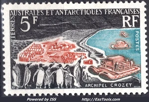 T.A.A.F. ILE CROZET N° 20 NEUF ** SANS CHARNIERE - Picture 1 of 2