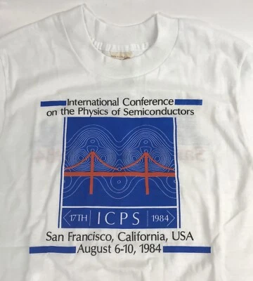 Vintage 1984 ICPS 17th San Francisco T-Shirt White Size M NEW Made In USA Rare - Image 1 of 4