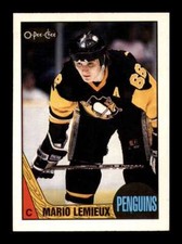 1987-88 O-Pee-Chee Mario Lemieux #15 Pittsburgh Penguins NM Near Mint