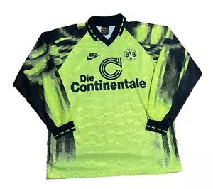 Borussia Dortmund BVB Trikot 1992/93 Heim Gr. L Nike Continentale - Bild 1 von 6