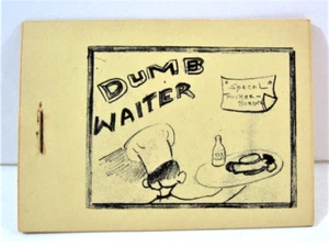 Vintage Dumb Waiter -Sp Pecker Burger Tijuana 8 Page Bible Risque Graphic Comic - Picture 1 of 1