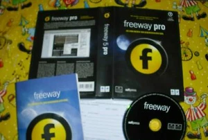 Freeway pro 5 Sie sind kreativ CD MAC OS X 10.4(Tiger) #LP 17 visuelles Webdesig - Bild 1 von 8