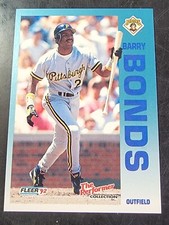 1992 Fleer 7 Eleven/Citgo The Performer Collection #23 Barry Bonds