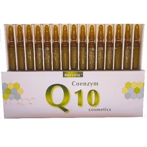 BIO-VITAL Coenzym Q10 Ampullen für Hals, Gesicht Dekolletee Anti-Aging 15x 2ml - Bild 1 von 1