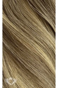 Foxy Locks Cappuccino - Volumizer 20" nahtlose Clip in Echthaarverlängerungen 60g - Bild 1 von 2