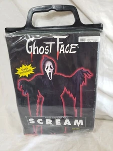 Maschera viso fantasma vintage Pasqua illimitata URLA FILM SPAVENTOSO taglia 12 nuova in borsa - Foto 1 di 8