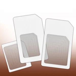 3-teiliger Nano Micro Sim Karten Adapter f Tablets Tablet-PC - Bild 1 von 1